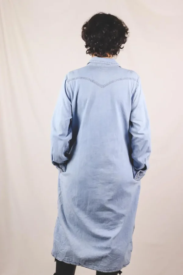 Leen Y2K denim-mekko