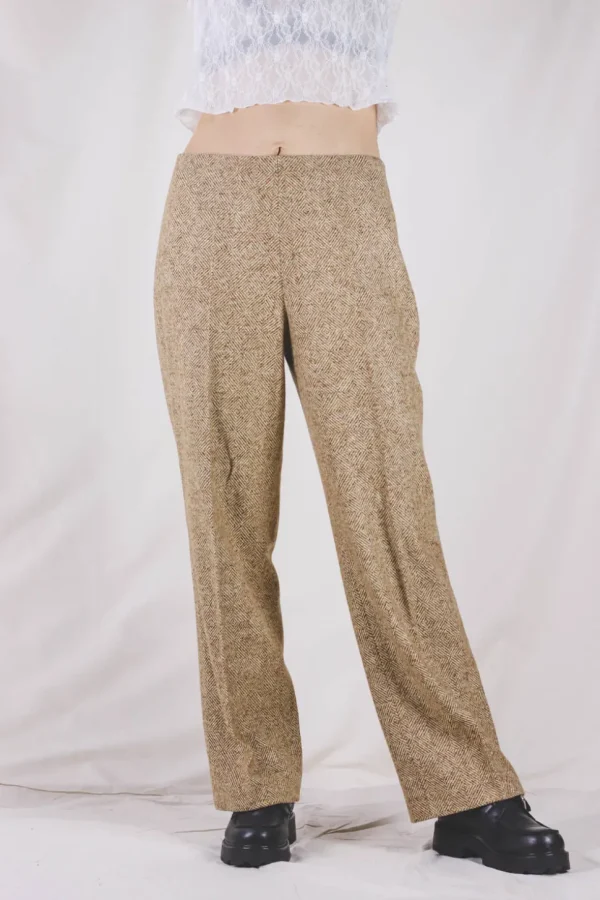 Leoni vintagesilkkivillahousut