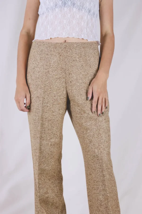 Leoni vintagesilkkivillahousut