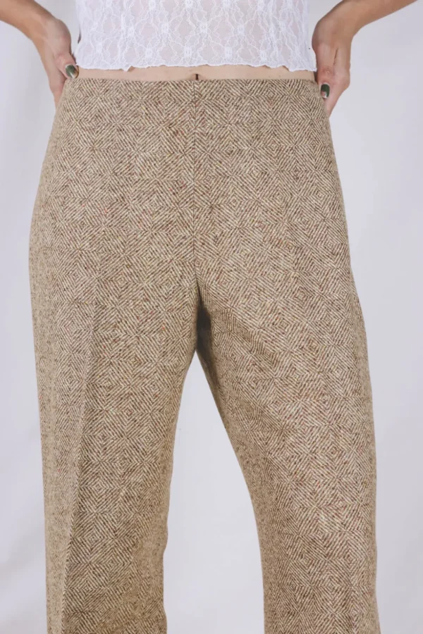 Leoni vintagesilkkivillahousut