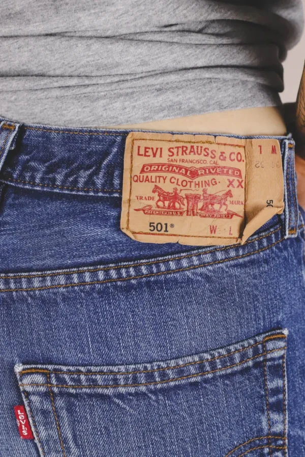 Leviksen 501 vintagefarkkushortsit