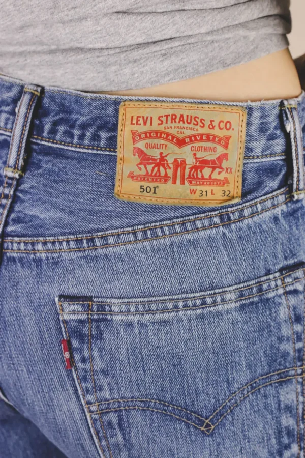 Leviksen 501 vintagefarkkushortsit