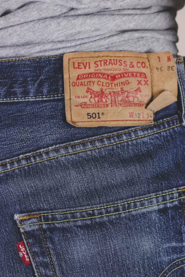 Leviksen 501 vintagefarkkushortsit