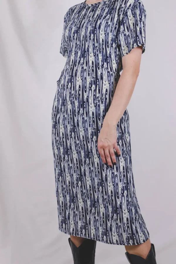Lila vintagemekko