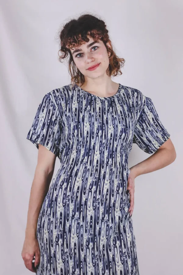 Lila vintagemekko