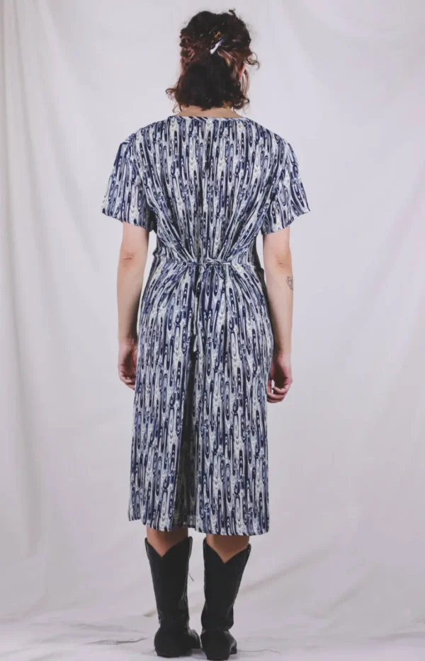 Lila vintagemekko
