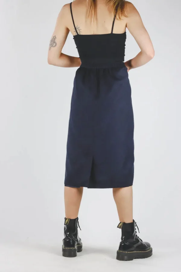 Lila vintagevillakangashame