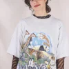 Live and let live vintage t-paita