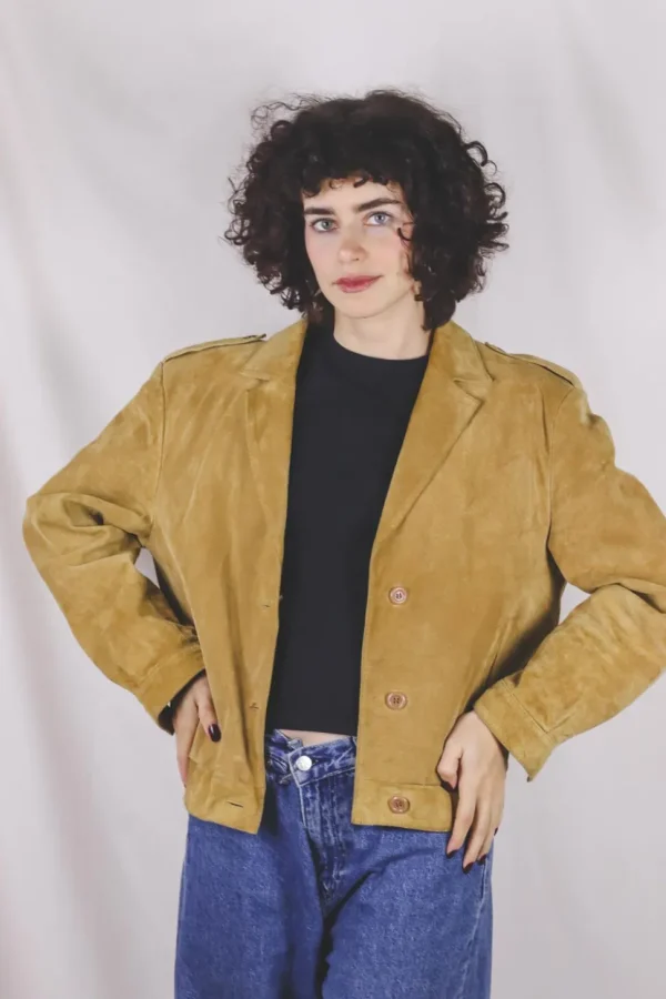 Lorena vintagemokkanahkatakki