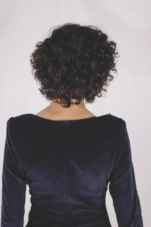 Lorna vintagesamettimekko