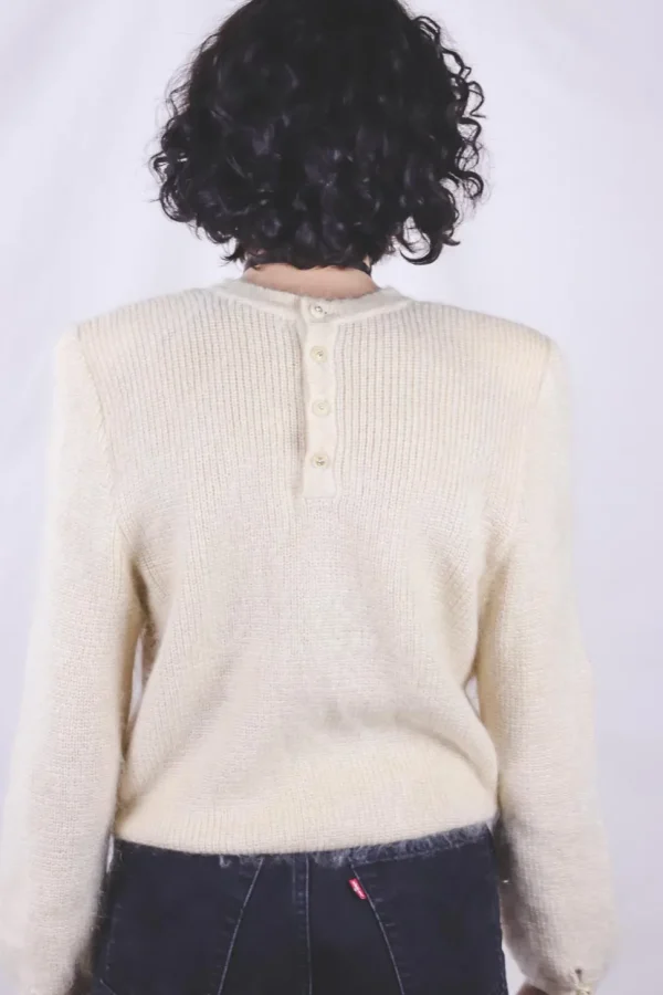 Lumi vintagemohairneulepaita
