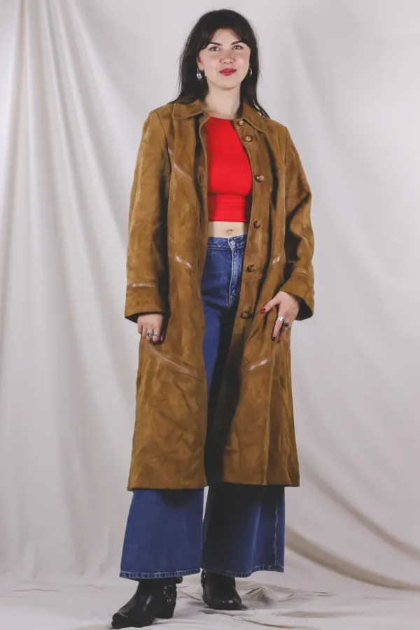 Melida vintagemokkanahkatakki