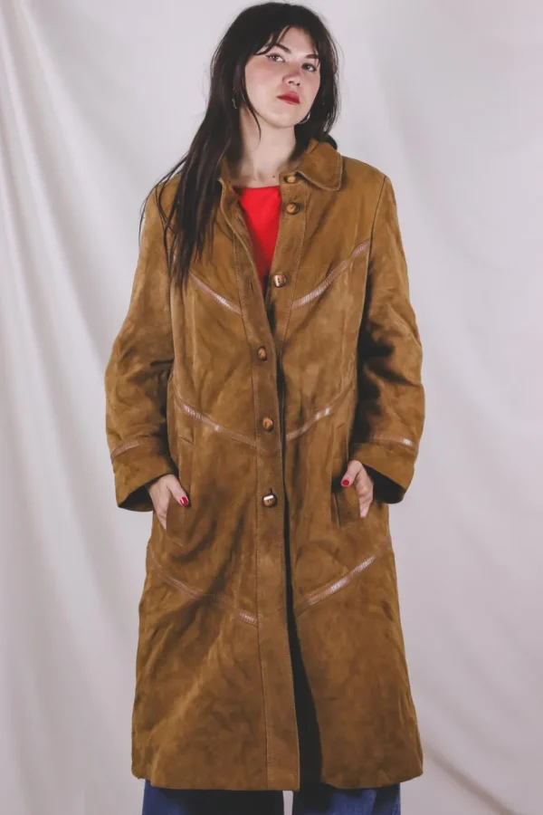Melida vintagemokkanahkatakki