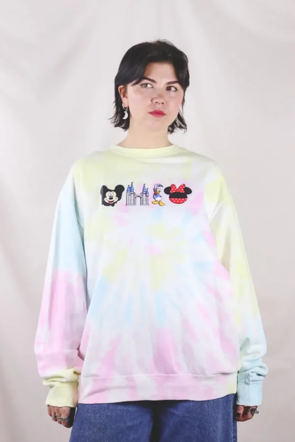 Mickey tie dye 2hand-college