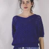Minja vintagevirkkuuneule
