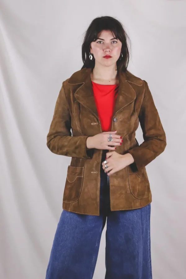 Molly vintagenahkatakki