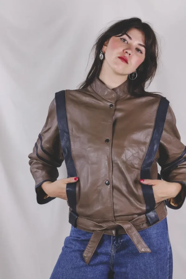 Nana vintagenahkatakki