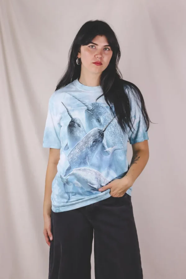 Narwhal vintage t-paita