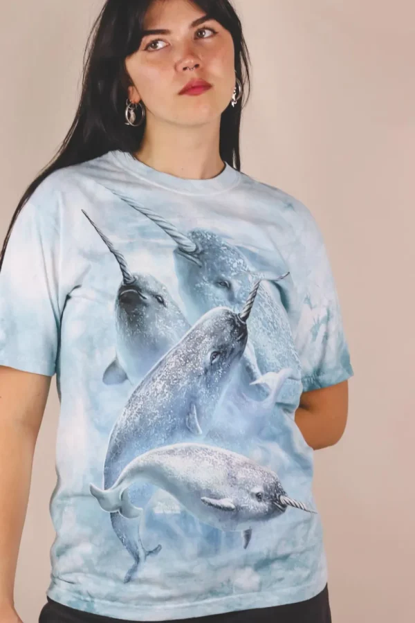Narwhal vintage t-paita