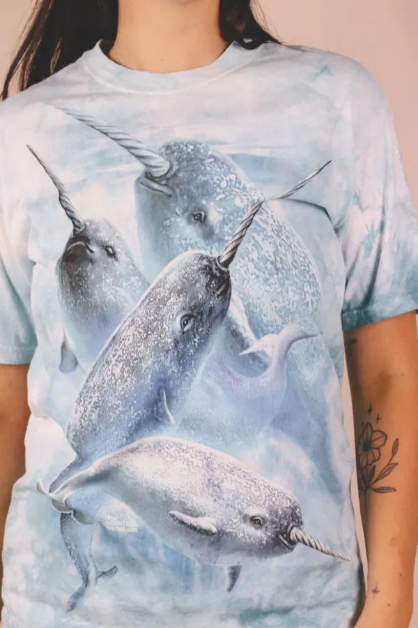 Narwhal vintage t-paita