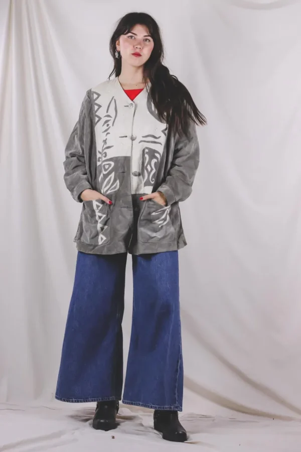 Neela vintagemokkanahkatakki
