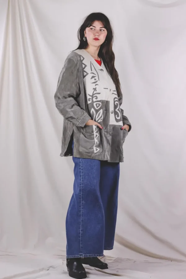 Neela vintagemokkanahkatakki