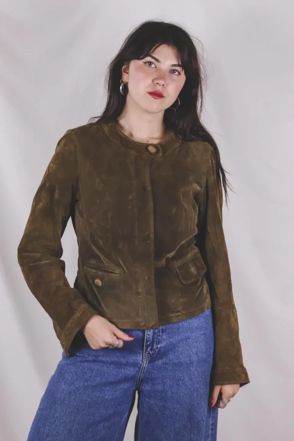 Nelda vintagenahkatakki