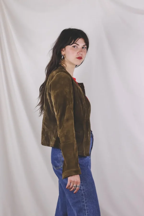 Nelda vintagenahkatakki