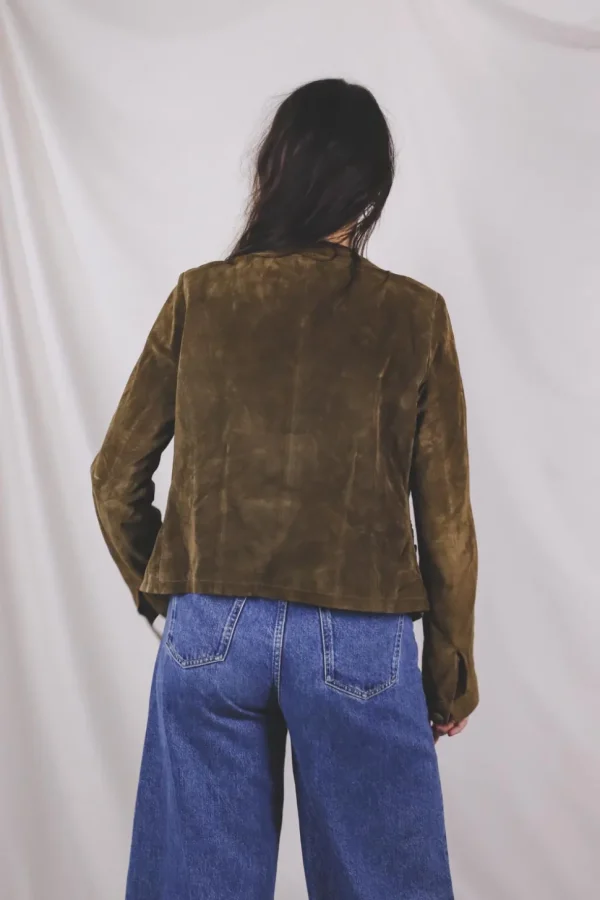 Nelda vintagenahkatakki