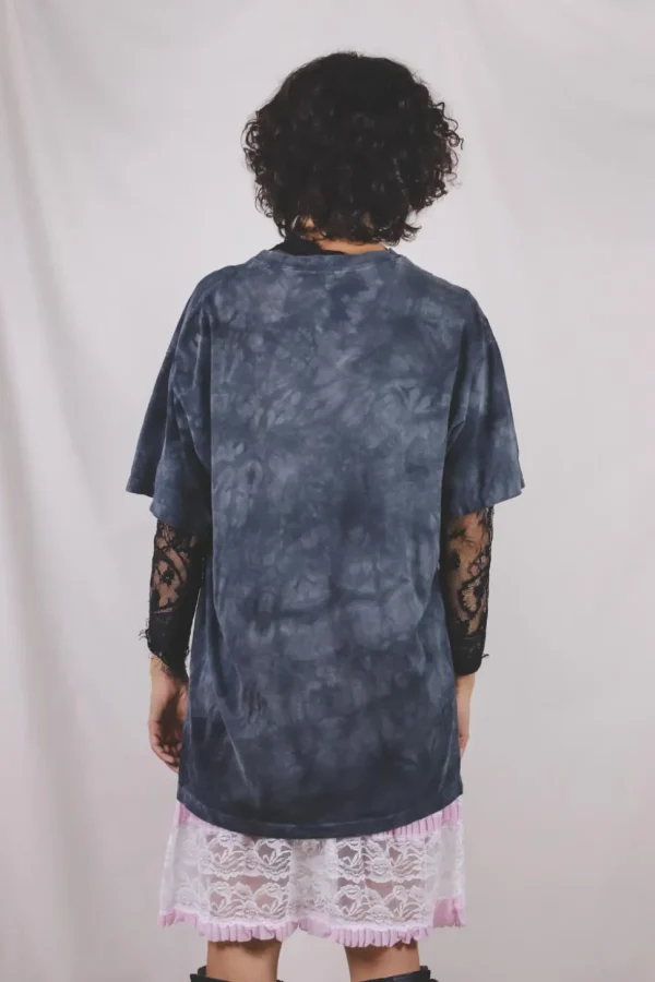 Night sky wolf 10-luvun t-paita