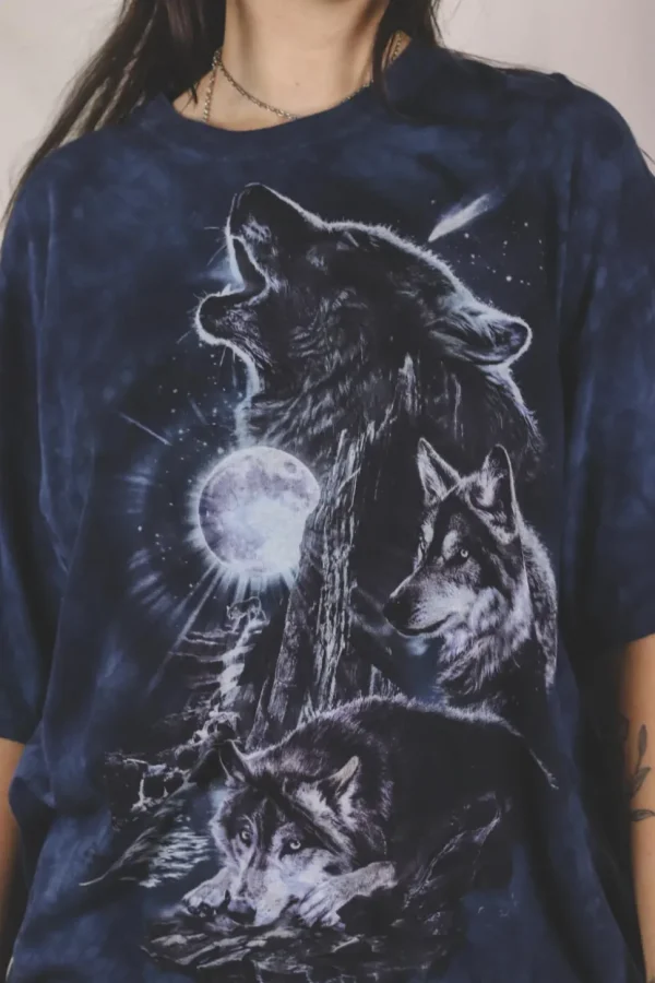 Night wolf t-paita