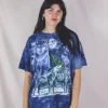 Night wulfas vintage t-paita