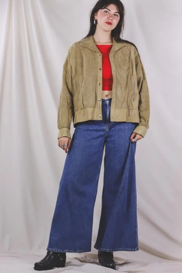 Nilla vintagemokkanahkatakki