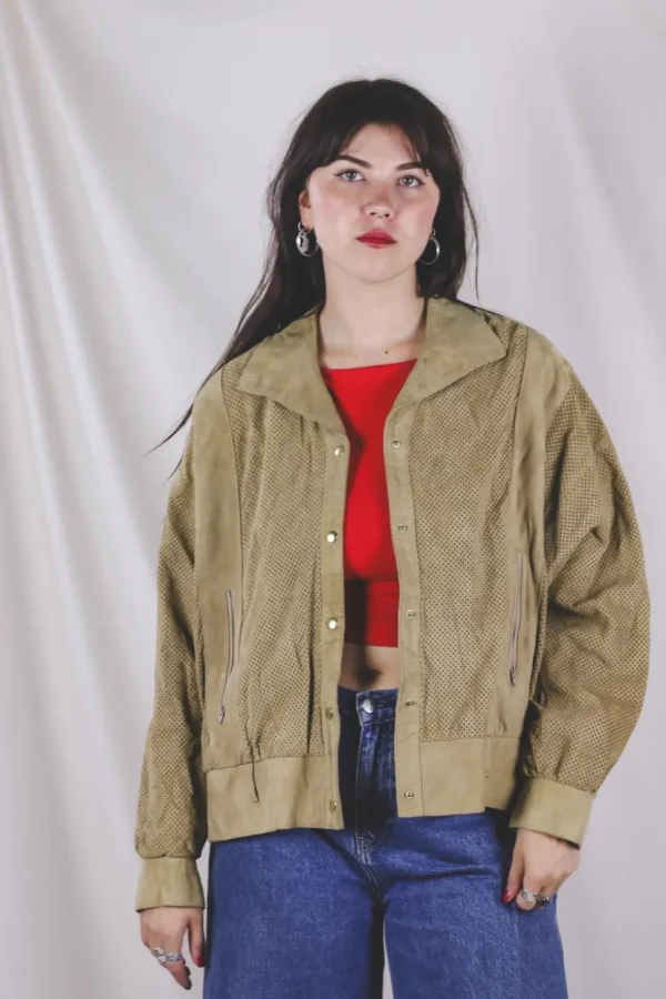 Nilla vintagemokkanahkatakki
