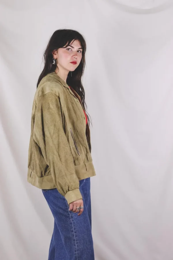 Nilla vintagemokkanahkatakki