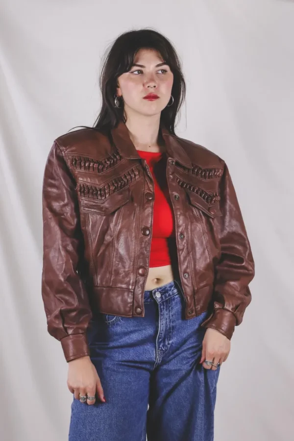 Nolina vintagenahkatakki