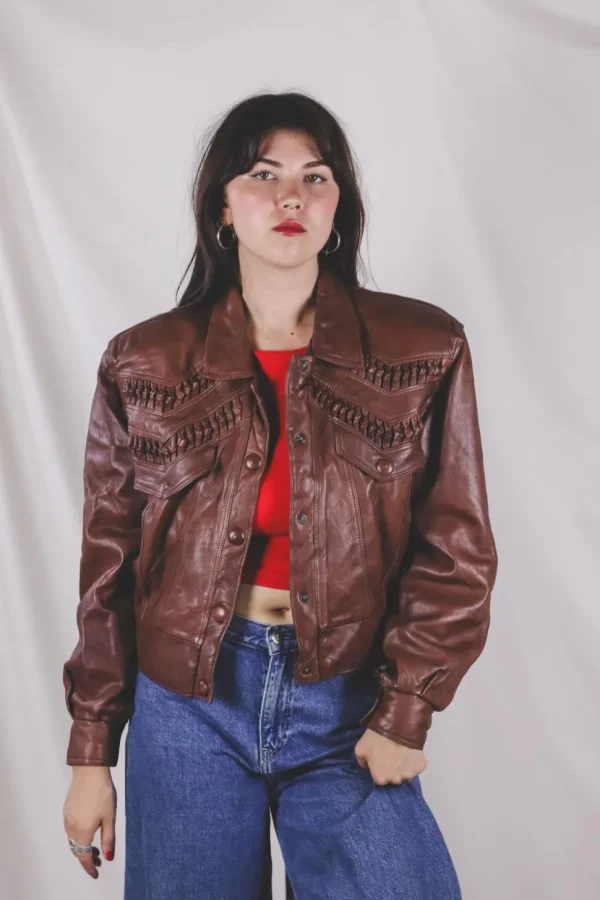 Nolina vintagenahkatakki