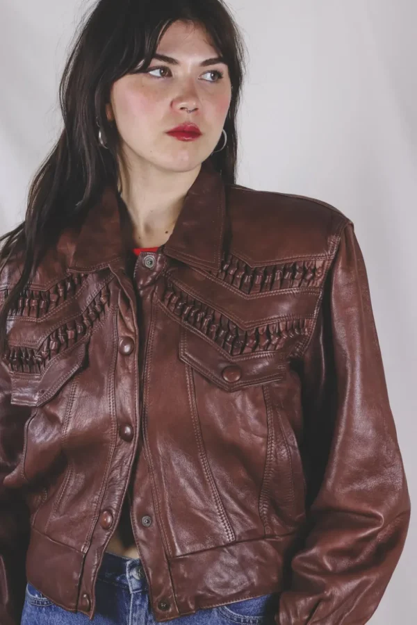 Nolina vintagenahkatakki