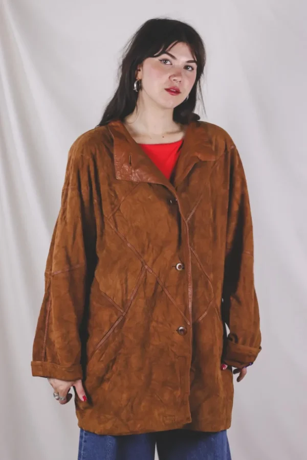 Olga vintagenahkatakki