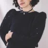 Paris ranskalainen vintageangoraneulepaita