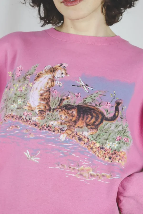 Pink cats vintagecollege