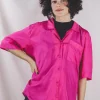 Pink vintagesilkkipusero