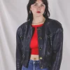 Polly vintagenahkatakki
