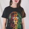 Rasta Lion Y2K t-paita