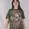 Rastah lion vintage t-paita