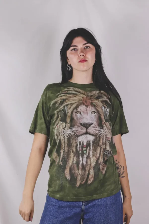 Rastah lion vintage t-paita
