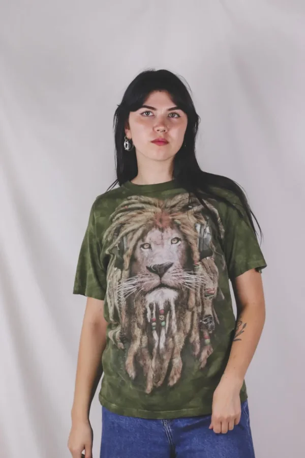 Rastah lion vintage t-paita