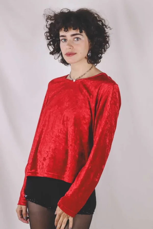 Redina vintagesamettipaita