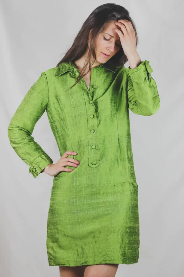 Relia vintageraaksilkkimekko