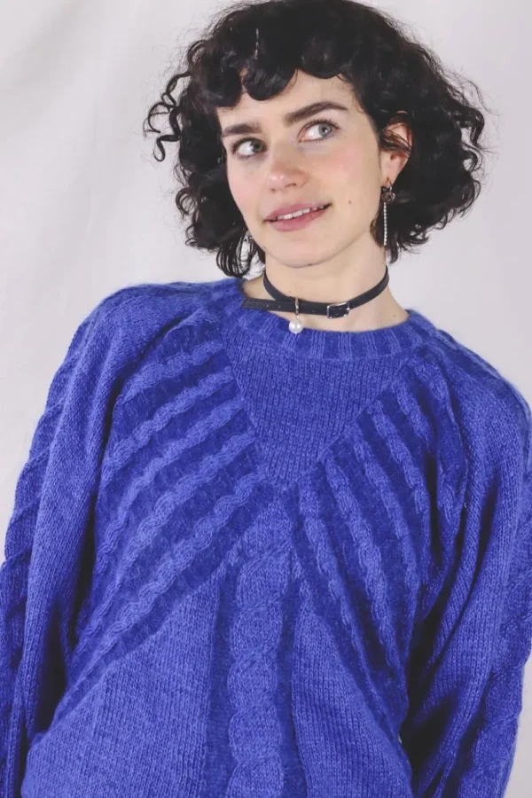 Riela vintagemohairneulepaita